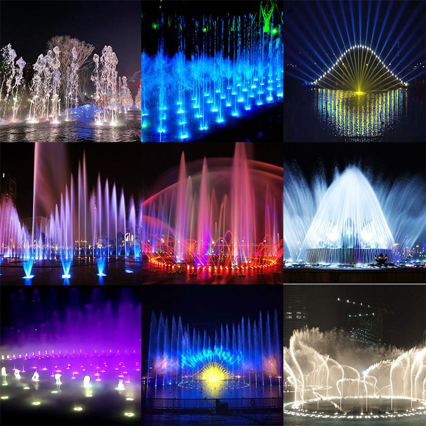 fountain rgb light china